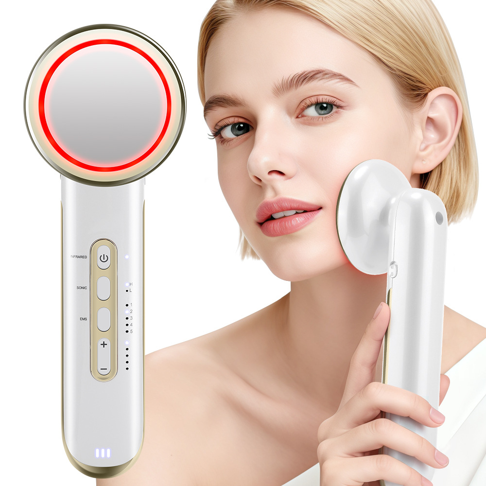 EMS Rechargeable Beauty Device | Ultrasonic Face Skin Care Tool