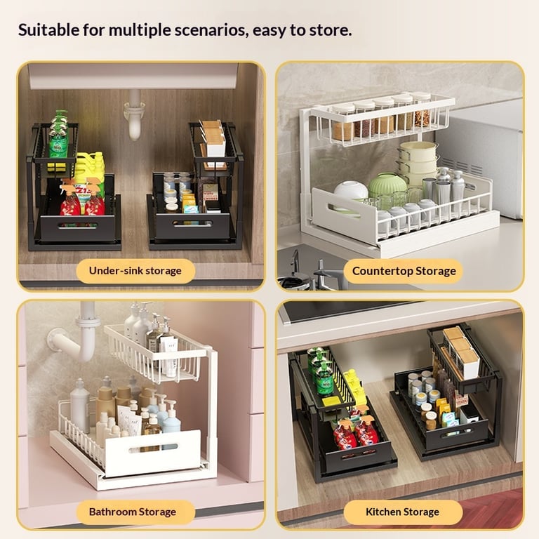 Under-sink Storage Rack For The Kitchen Sink thumbnail 10