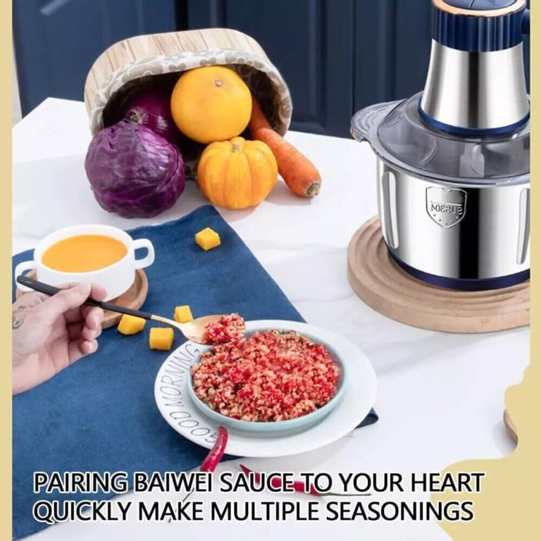 5L Electric Meat Grinder Heavy Duty - Food Processor Mixer & Chopper, Sausage Maker, Kitchen Helper, UK Plug thumbnail 6