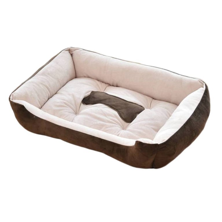 Large Warm Plush Dog Bed Mat Washable Calming Cushion 60x80cm thumbnail 1