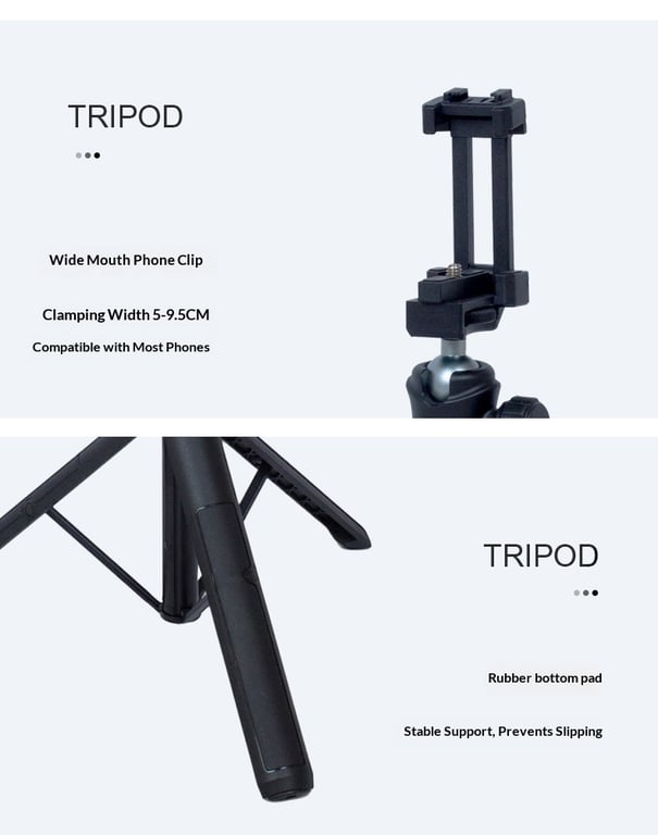Portable Aluminum Alloy Selfie Stick For Phone Cameras | Home & Kitchen thumbnail 9