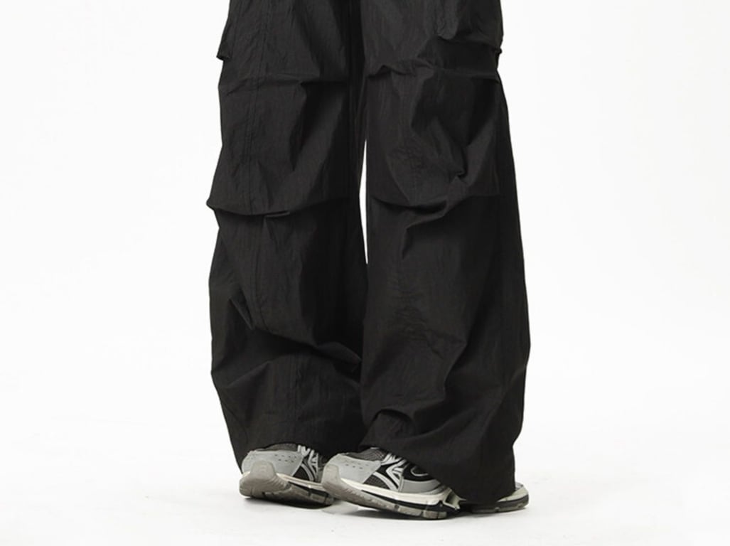 Loose-fit Casual Quick-drying Outdoor Pants | Wide-leg Cargo Style thumbnail 11