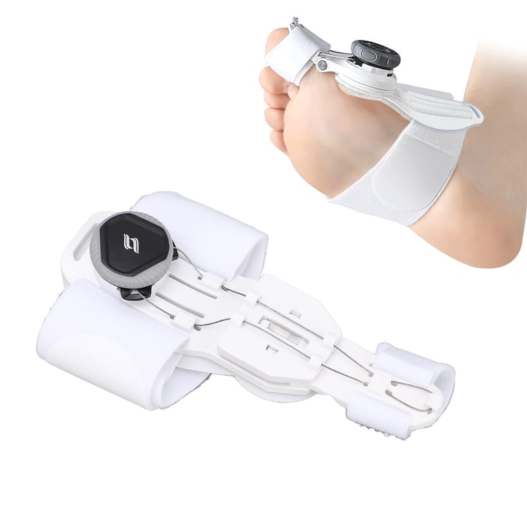 Hallux Valgus Corrector Adjust Degrees Thicken Silicone Prevent Overlapping Thumb Valgus Toe Straightener Black Buckle thumbnail 11