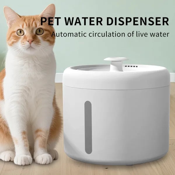 2500ML USB Pet Water Fountain | Automatic Cat Dog Dispenser