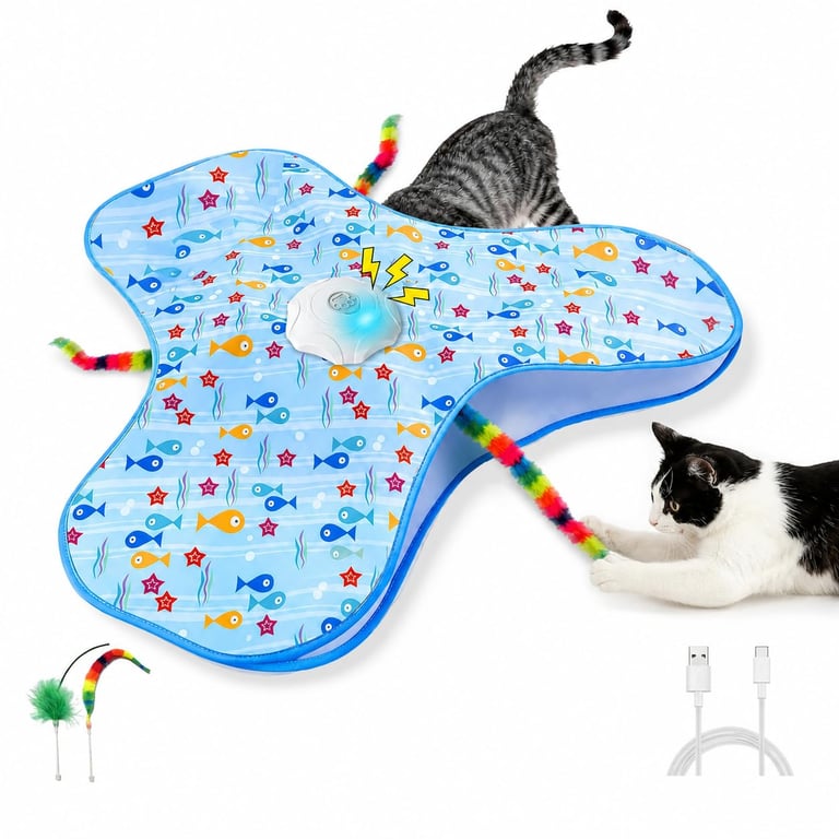 Interactive Cat Toys For Indoor Cats | Smart Hide & Seek Office Pet Toy