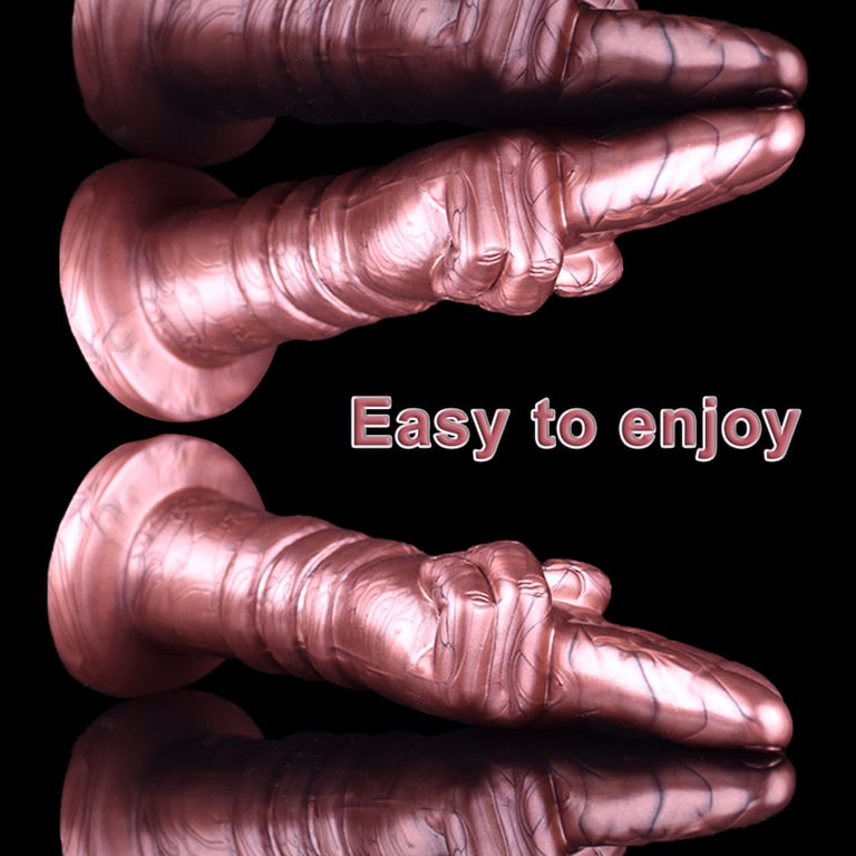 Hand-Shaped Silicone Insertable Toy | Premium Rose Gold Design thumbnail 16