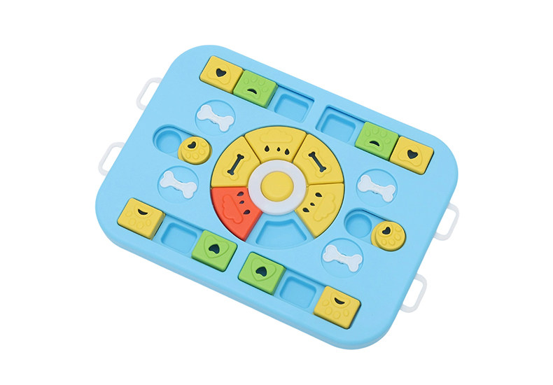 Dog Puzzle Toy with Treat Dispensing & Sniffing Mat | Interactive