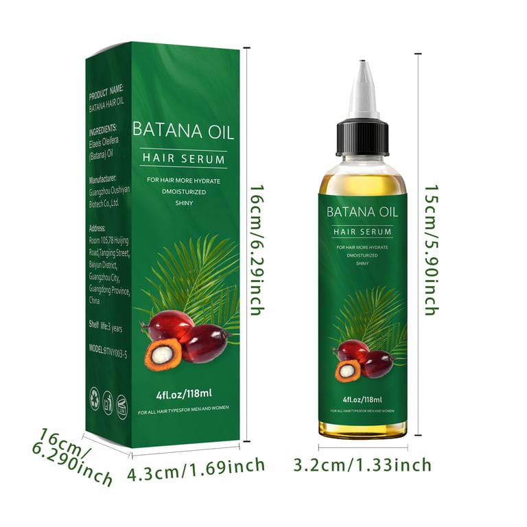 Batana Oil Scalp Nourishing Essential Oil for Hair Repair and Smoothness thumbnail 2