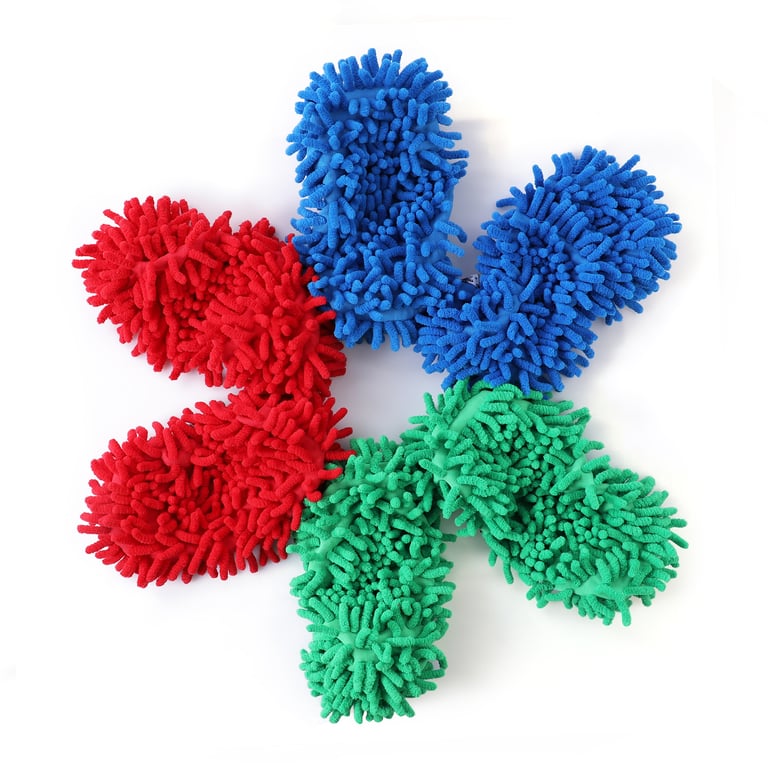 Microfiber Mop Slippers,mop Slippers For Floor Cleaning,Machine Washable And Reusable,3pieces,Suitable For Kitchen, Living Room And Other Occasions thumbnail 7