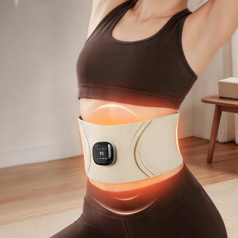 Low-Current Heating Lumbar Massage Device | EMS Waist Belt thumbnail 2