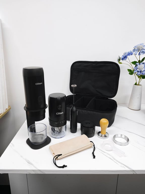 Portable Coffee Maker Storage Bag | Outdoor Coffee Gear Organizer thumbnail 5