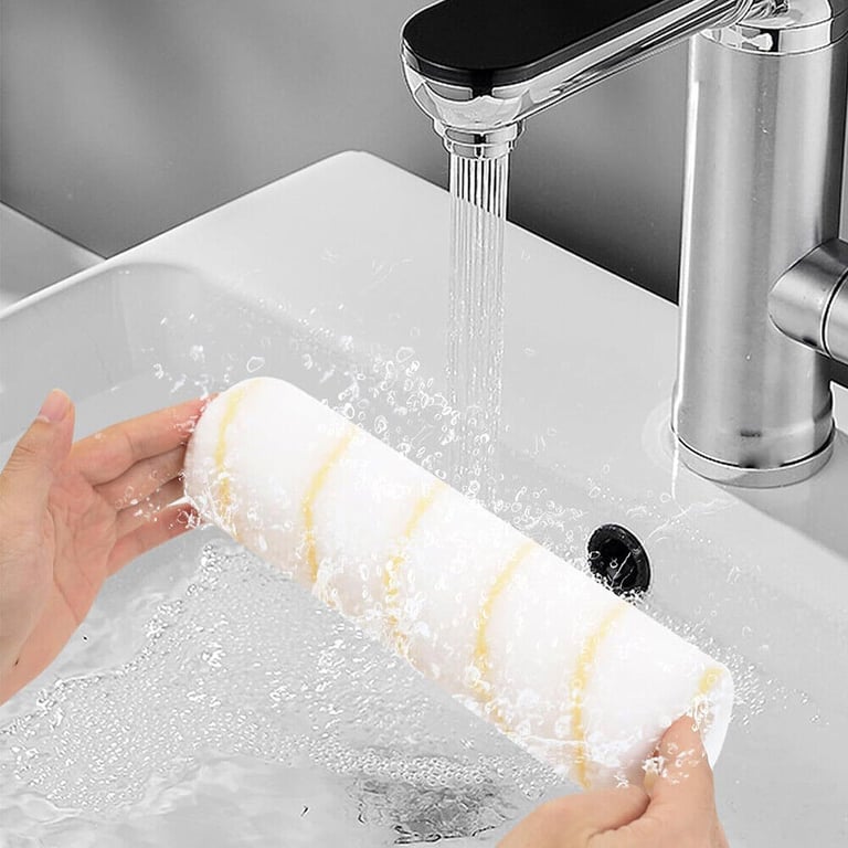 Paint Roller 9 Set Tray Rollers Soft Sleeves Brush Kit Decorating Painting Tool thumbnail 6