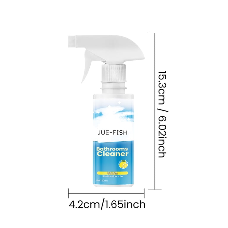 JueFish Bathroom Cleaner | Scale Remover for Glass, Tile & Stainless Steel thumbnail 7