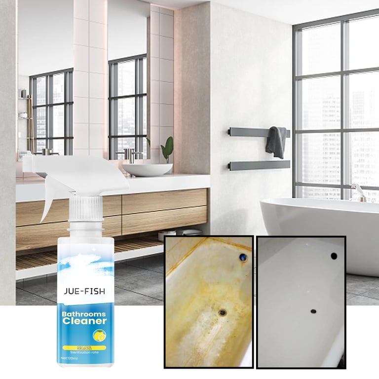 JueFish Bathroom Cleaner | Scale Remover for Glass, Tile & Stainless Steel thumbnail 1