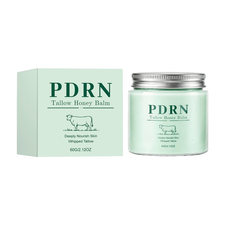 Bovine Fat Facial Moisturizer | Tallow Honey Balm for Deep Skin Nourishment