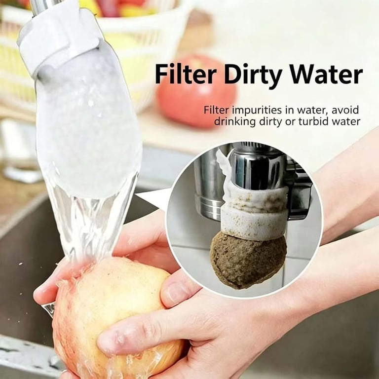 Disposable Faucet Filter Cotton Bag | Clean Water, No Splashing thumbnail 2