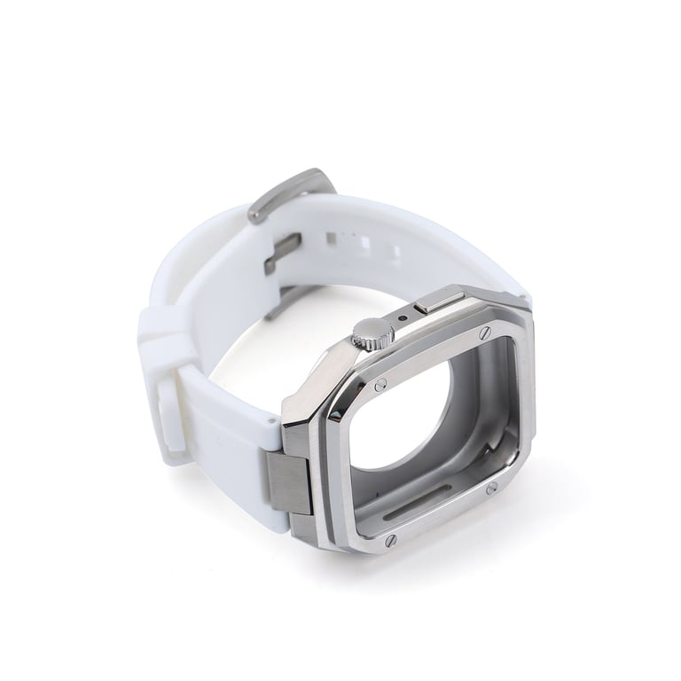 Metal-Modified Apple Watch Case with Steel Band | Luxury Protection thumbnail 3