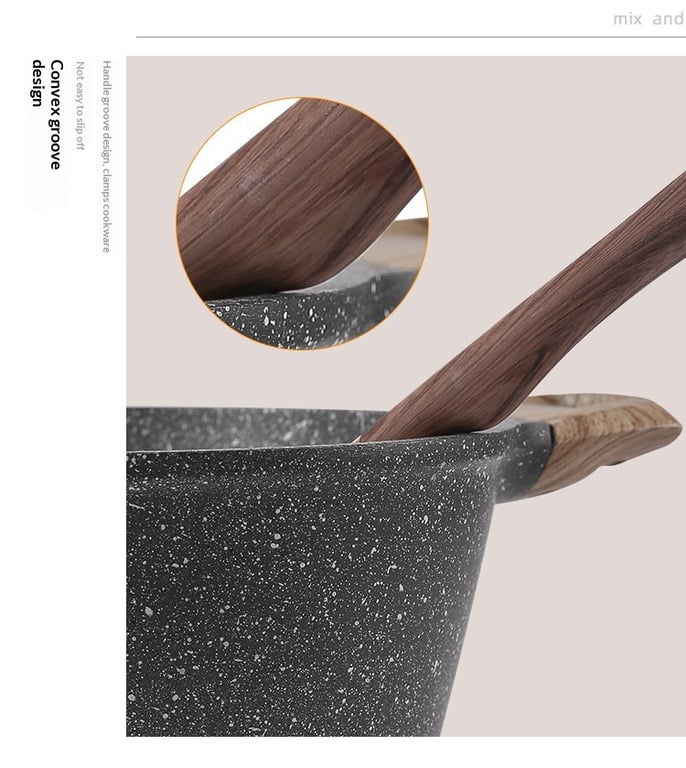 Silicone Wood-Grain Kitchen Utensil Set 12 Pieces Non-Stick Spatula thumbnail 13