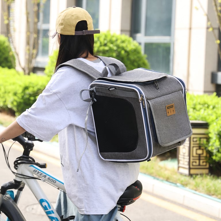 Portable Car Travel Cat Carrier | Multi-Function Pet Backpack Home & Kitchen thumbnail 13