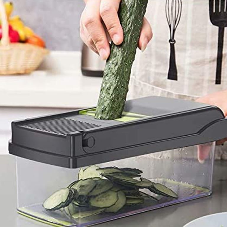 16 In 1 Vegetable Chopper, Salad Fruit Vegetable Food Chopper Slicer Peeler thumbnail 2