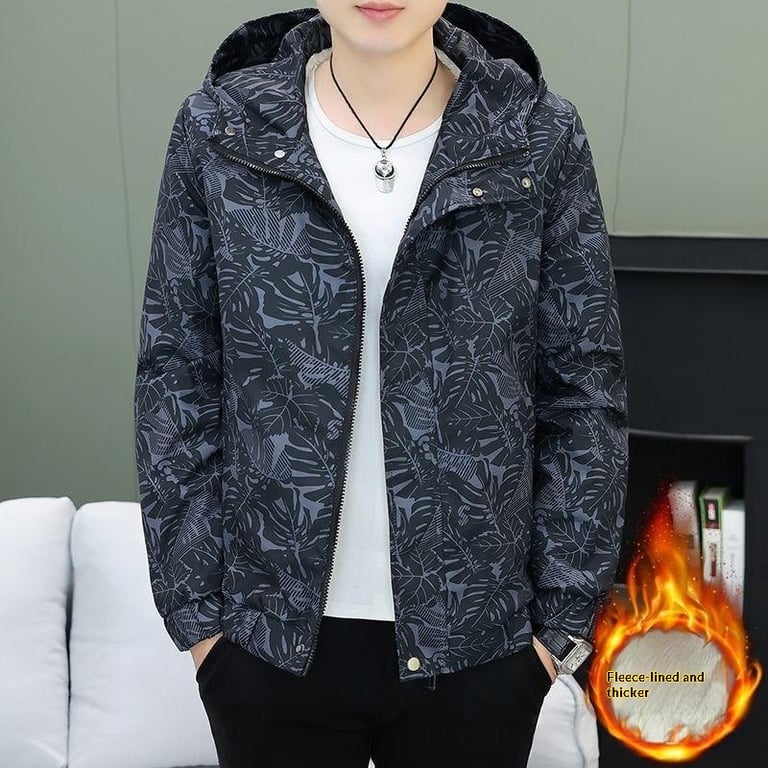 Thickened Fleece-Lined Workwear Jacket for Men | Commuter Style thumbnail 20