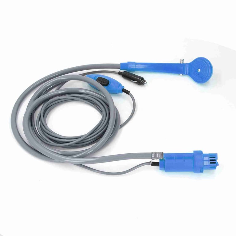 Car Plug Shower Kit 36W Portable Electric Vehicle Mounted Shower Kit For Outdoor Camping Car Washing Irrigation Blue thumbnail 7