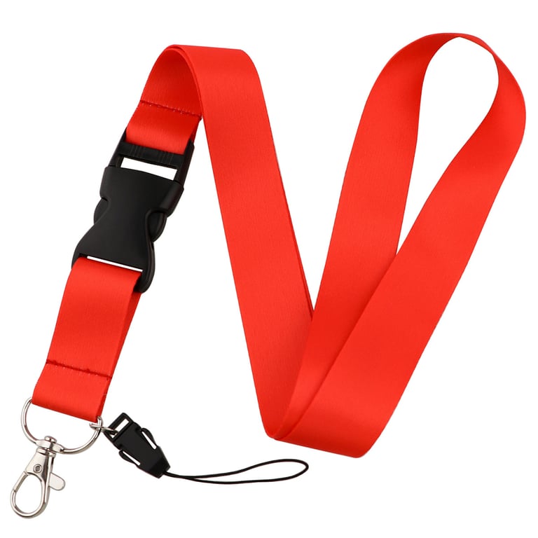 Elegant Solid-Color Phone Lanyard | Secure Neck Strap with Metal Clasp thumbnail 6