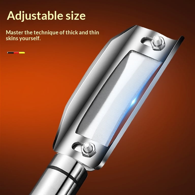 304 Stainless Steel Sugarcane Peeler | Adjustable Blade Kitchen Tool thumbnail 5