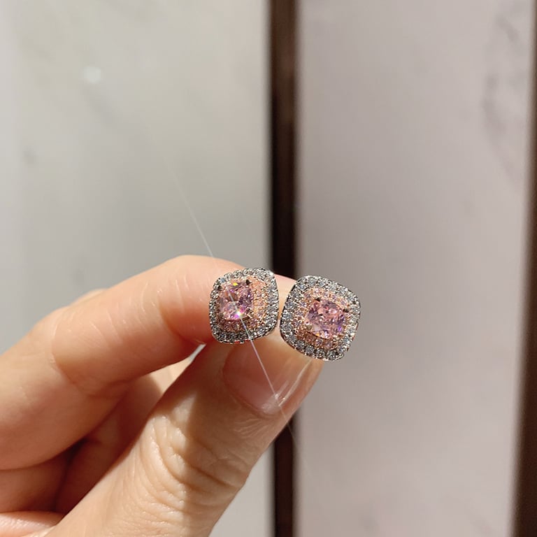 Women's Zircon Fashion Earring Ring And Bracelet Set | Home & Kitchen thumbnail 12