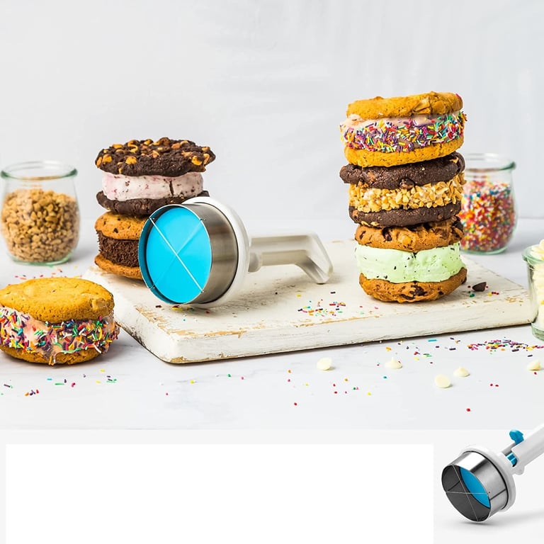 Ice Cream Sandwich Maker Spoon | DIY Rotating Scoop for Home & Kitchen thumbnail 3
