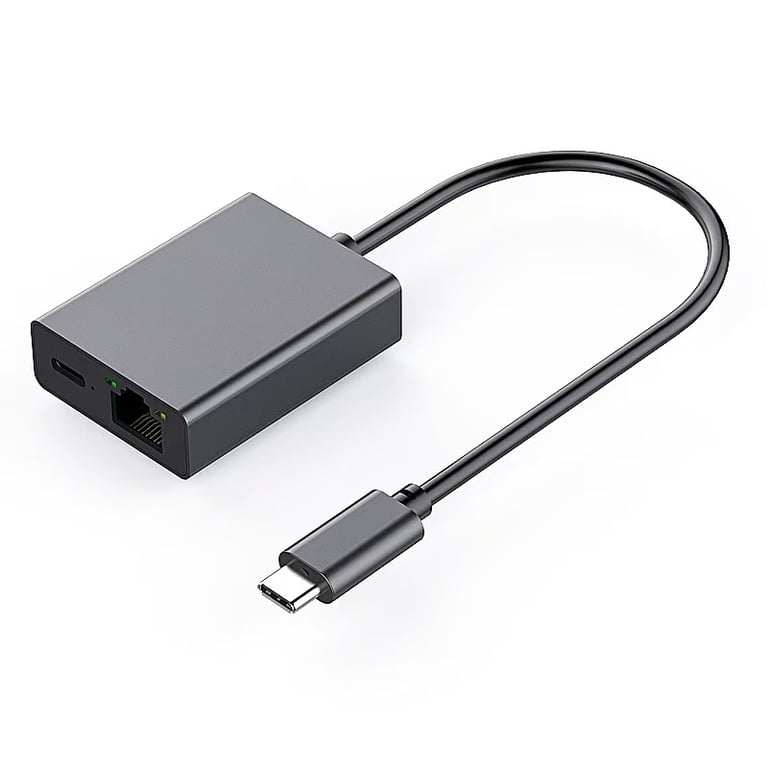 Gigabit Ethernet Port Adapter Dual-head Hub | Home & Kitchen thumbnail 3