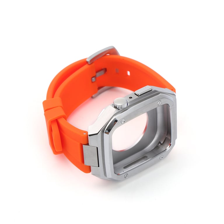 Metal-Modified Apple Watch Case with Steel Band | Luxury Protection thumbnail 4