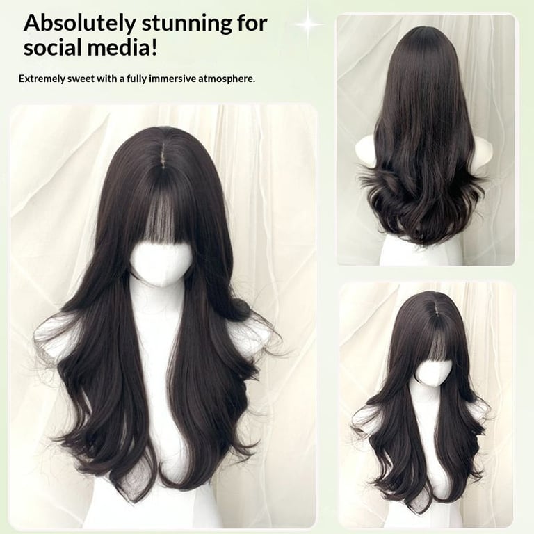 Full-head Wig With Voluminous Styling For Face Shape Enhancement thumbnail 4