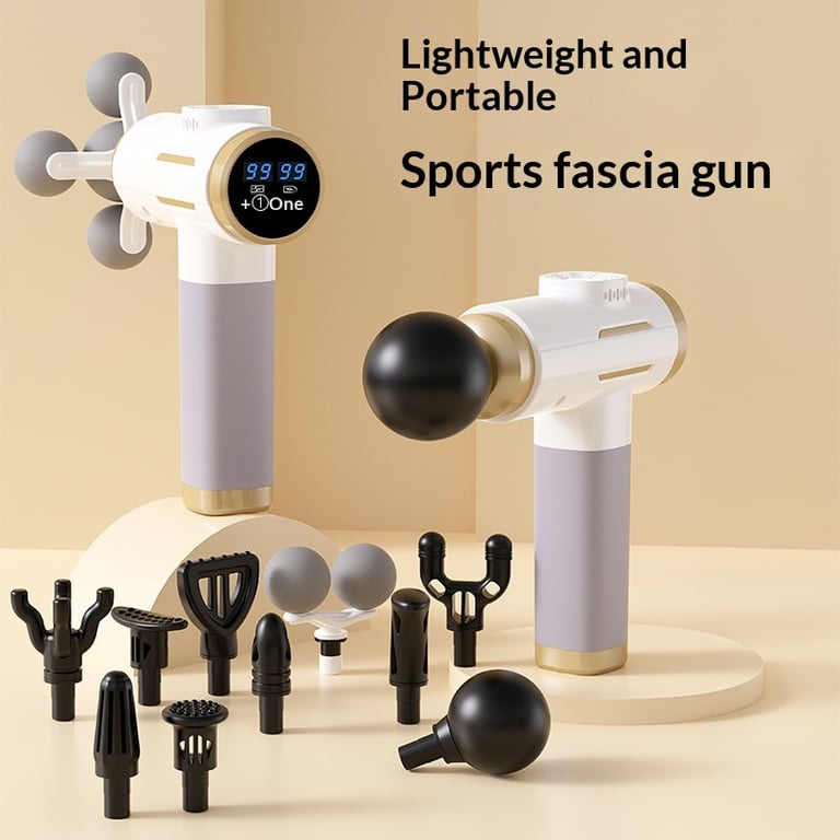 Professional Electric Mini Massage Gun | Portable Muscle Recovery thumbnail 2
