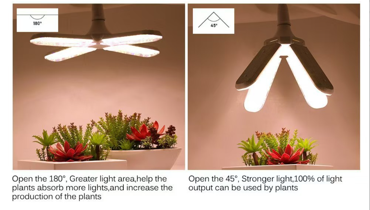 Full-Spectrum LED Plant Growth Lamp | Foldable Home & Kitchen Lighting thumbnail 4