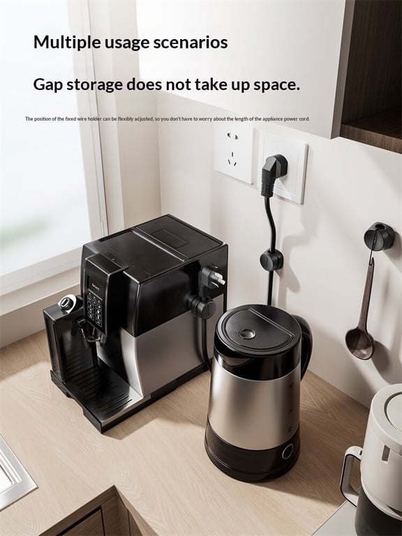 Cable Organizer Desktop Data Cable Holder | 360° Rotating | 6-Pack thumbnail 5