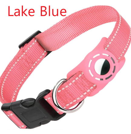 Reflective Dog Leash Collar with AirTag Holder | Anti-Lost Pet Safety thumbnail 4