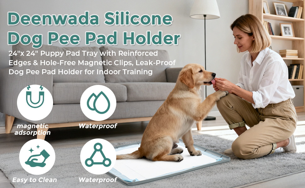 Silicone Pet Urine Pad Training Aid for Dogs | Reusable thumbnail 2