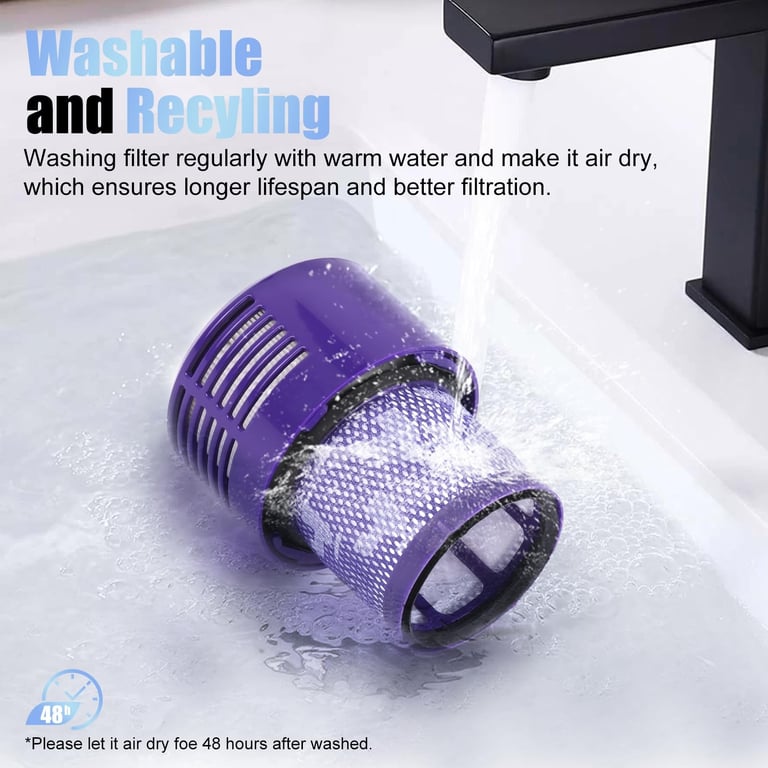 Dyson V10 SV12 Replacement Dust Bin Canister Filter | Large Capacity thumbnail 19