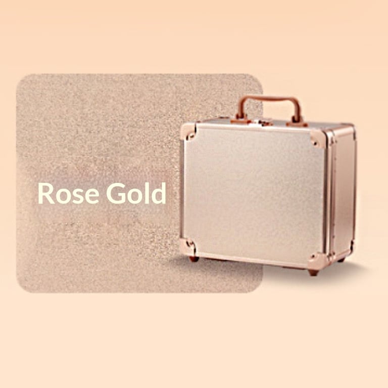 Large-Capacity Cosmetic Case with Magnetic Lighting and Mirror Storage thumbnail 2