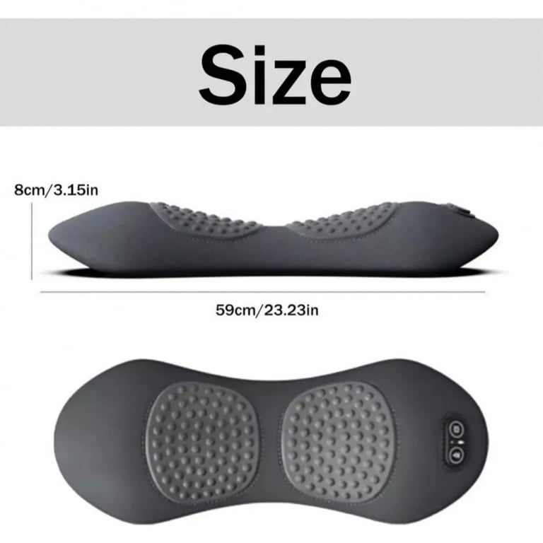 Lumbar Pillow Massage Heating Waist Pad | Pain Relief Heat Therapy thumbnail 9