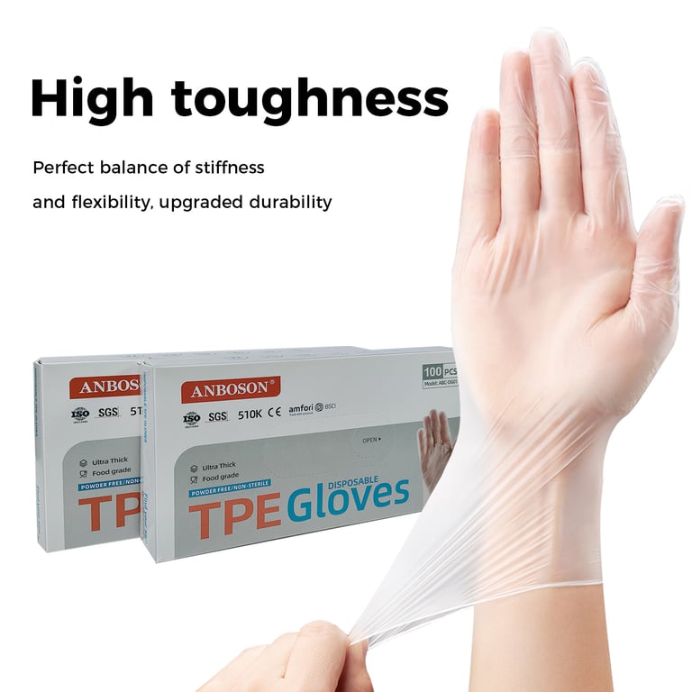 Ultra Thick Powder-Free Nitrile Gloves | Food Service & Cleaning thumbnail 2