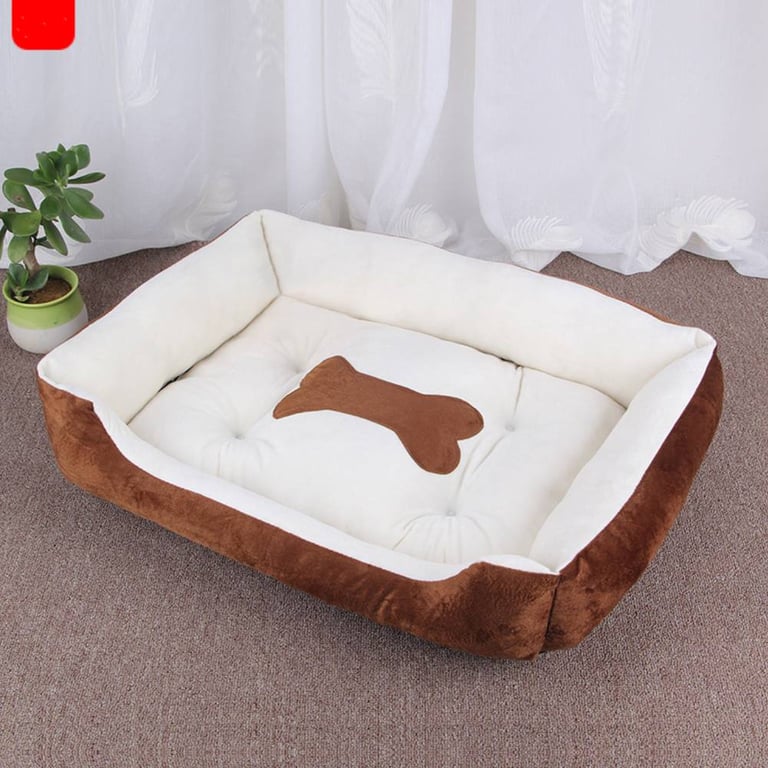 Large Warm Plush Dog Bed Mat Washable Calming Cushion 60x80cm thumbnail 6
