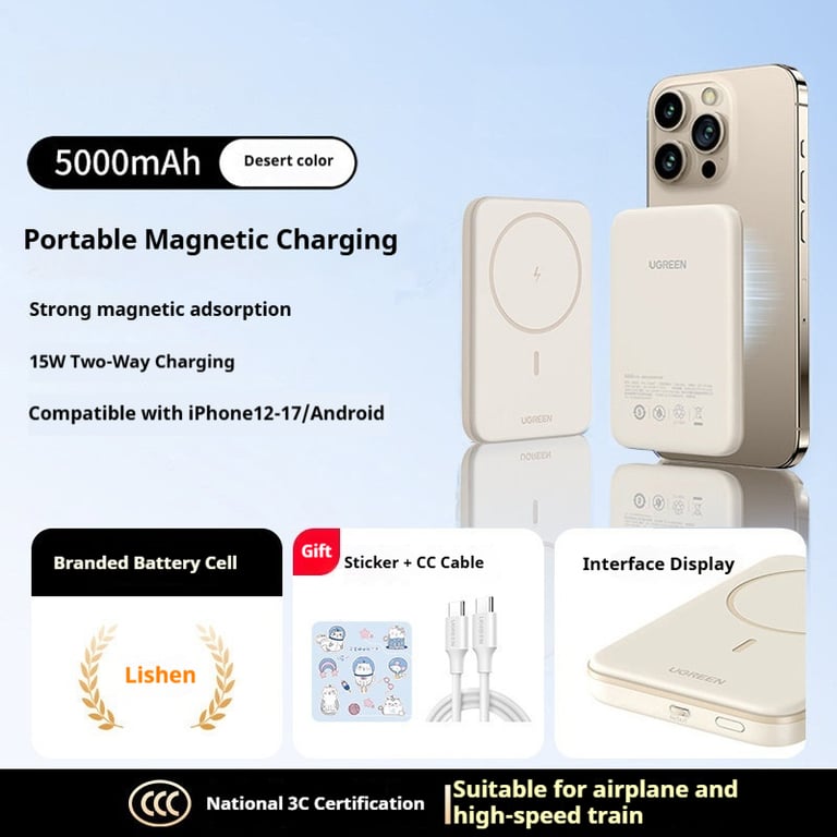 Magnetic Wireless Power Bank 20W | 10000mAh Fast Charging thumbnail 11
