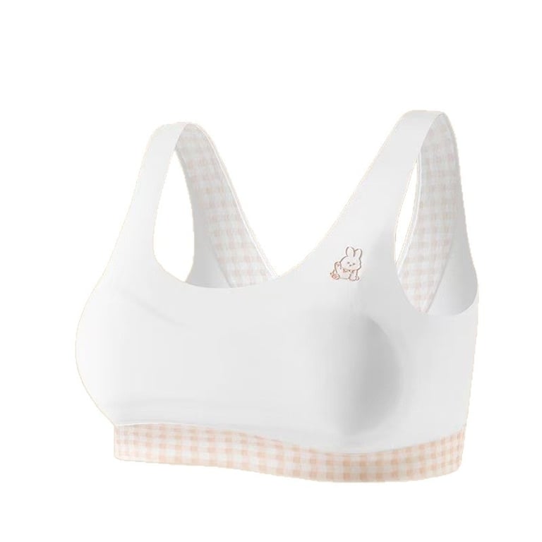 Ice-Silk Training Bra for Young Girls | Posture-Correcting Chest Pad thumbnail 1
