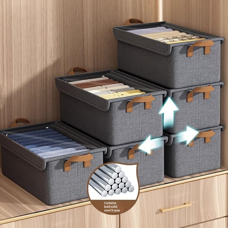 Fabric Clothing Storage Box Organizer | Household Container CA$59.99 thumbnail 6