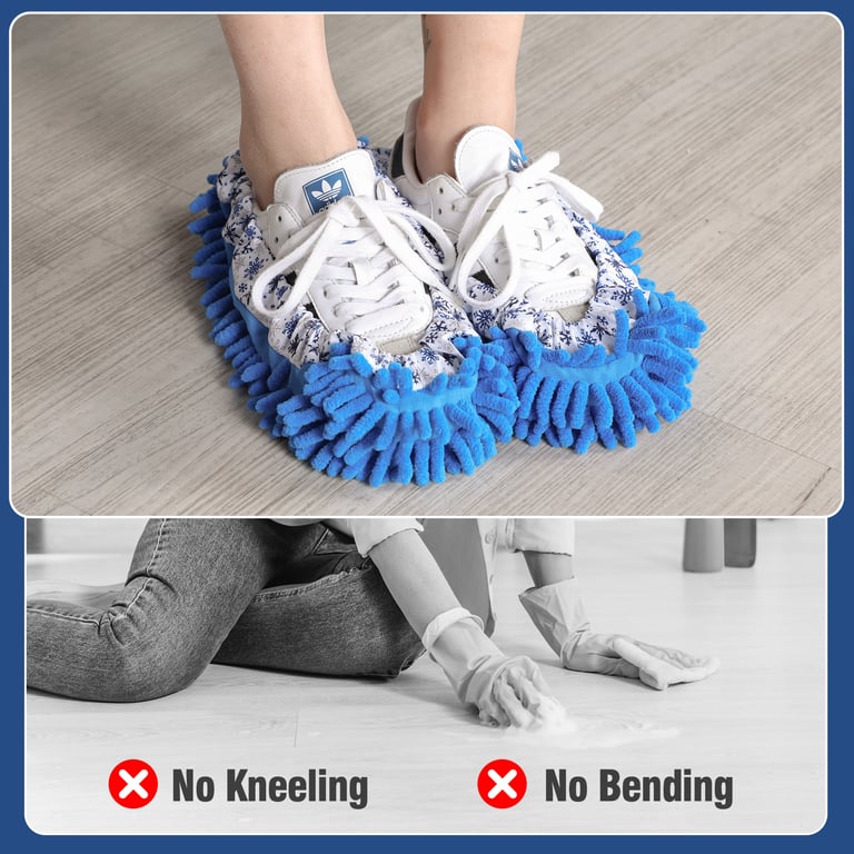 Microfiber Mop Slippers,mop Slippers For Floor Cleaning,Machine Washable And Reusable,3pieces,Suitable For Kitchen, Living Room And Other Occasions thumbnail 14
