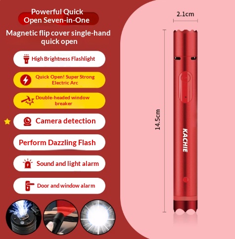 7-in-1 Self Defense Tool for Women | Legal Personal Safety Device thumbnail 1