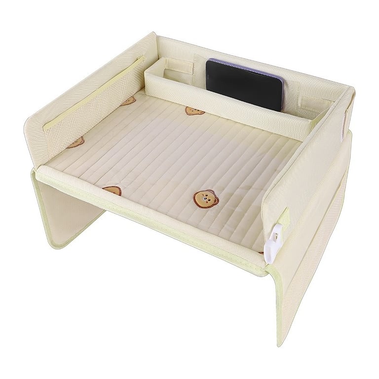 Car Baby Safety Seat Tray with Phone Holder | Padded Activity Tray thumbnail 2