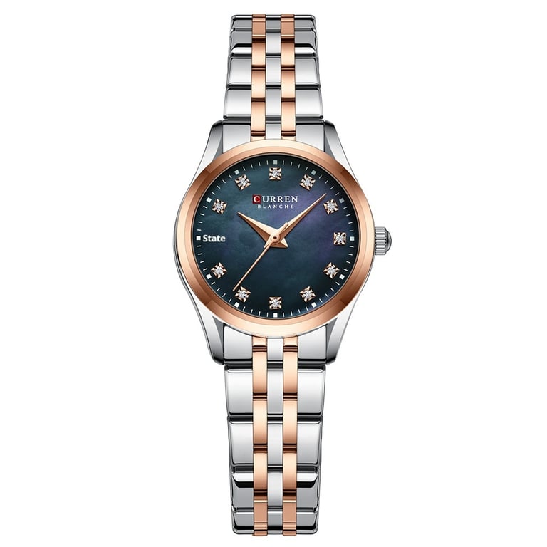 Rhinestone Ultra-Thin Women's Watch | Mother-of-Pearl Stainless Steel thumbnail 5